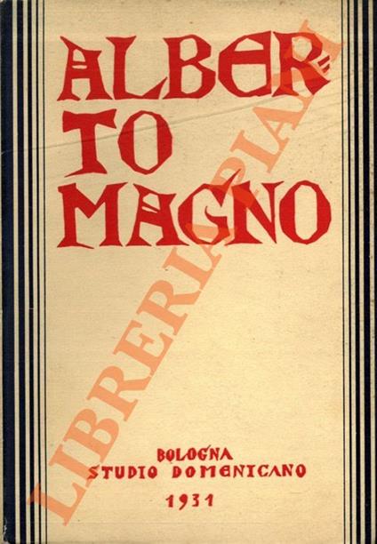 Alberto Magno - Girolamo Wilms - copertina