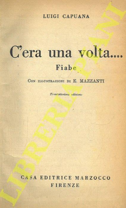 C'era una volta....Fiabe - Luigi Capuana - copertina