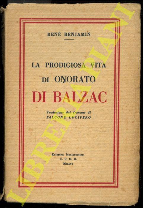 La prodigiosa vita di Onorato di Balzac - Benjamin Renner - copertina