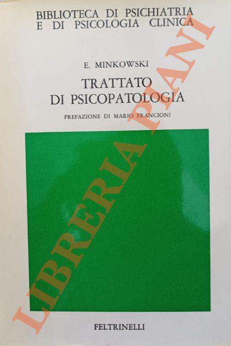 Trattato di psicopatologia - Eugène Minkowski - copertina