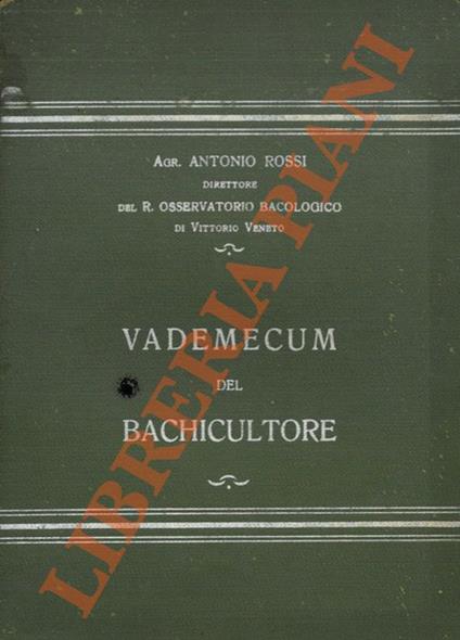 Vademecum del bachicultore - Antonio Rossi - copertina