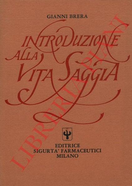 Introduzione alla vita saggia - Gianni Brera - copertina