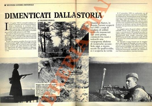 Dimenticati dalla storia. (fosse di Katyn) - Valerio Perna - copertina