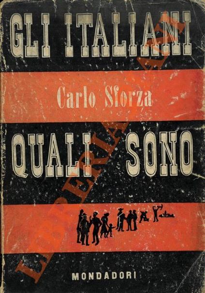 Gli italiani quali sono - Carlo Sforza - copertina