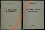 Commentario del Codice Civile. Libro IV. Tomo I. Delle obbligazioni in generale. Tomo II. Dei contratti in generale. Tomo III. Dei singoli contratti