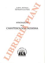 Introduzione alla caratterologia moderna