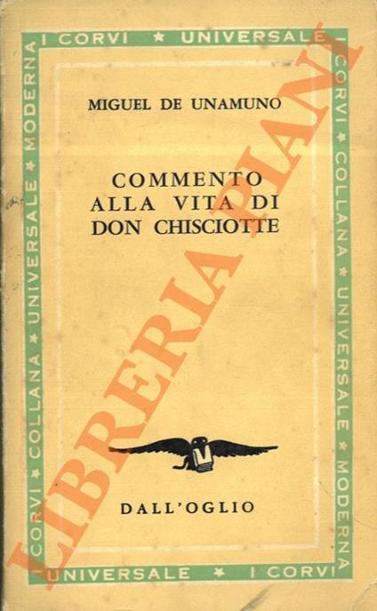 Commento alla vita di Don Chisciotte - Miguel de Unamuno - copertina