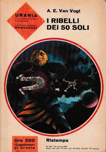 I ribelli dei 50 soli - Alfred E. Van Vogt - copertina