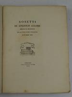 Sonetti di Angiolo Allori detto il Bronzino ed altre rime inedite di più insigni poeti