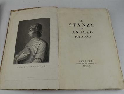 Le stanze… - Angelo Poliziano - copertina