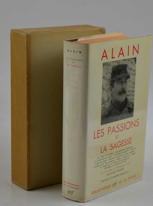 Les passions de la sagesse - Alain - copertina