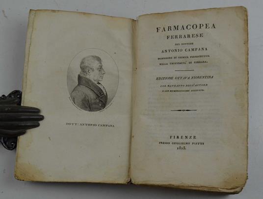 Farmacopea ferrarese… - Antonio Campagna - copertina