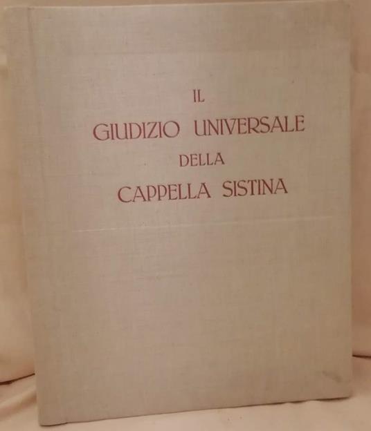 Il Giudizio Universale Della Cappella Sistina (1936?) - copertina