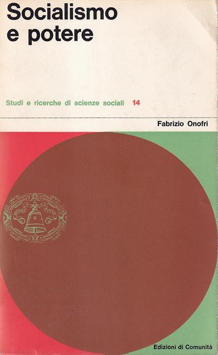 Socialismo e potere - Fabrizio Onofri - copertina