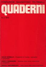 Fondazione Giangiacomo Feltrinelli - Quaderni (n. 2 - 1978)