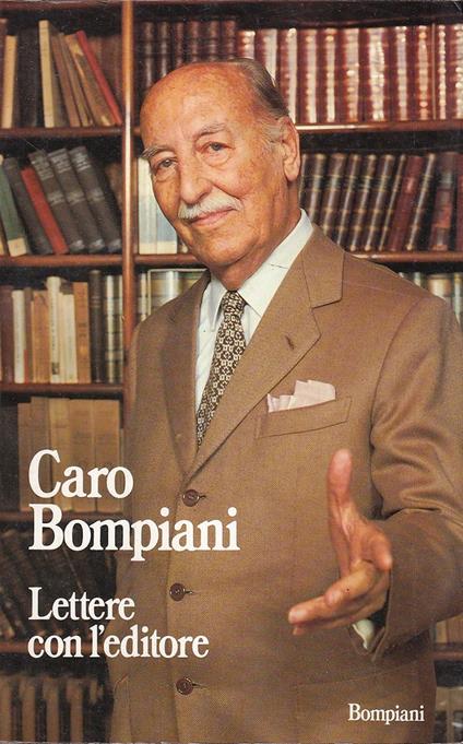 Caro Bompiani. Lettere con l'editore - copertina