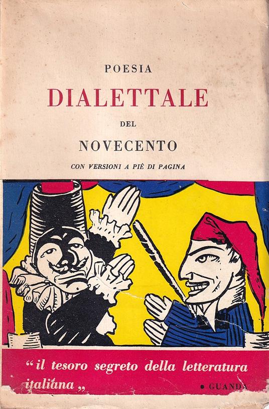 Poesia dialettale del Novecento con versioni a piè di pagina - copertina