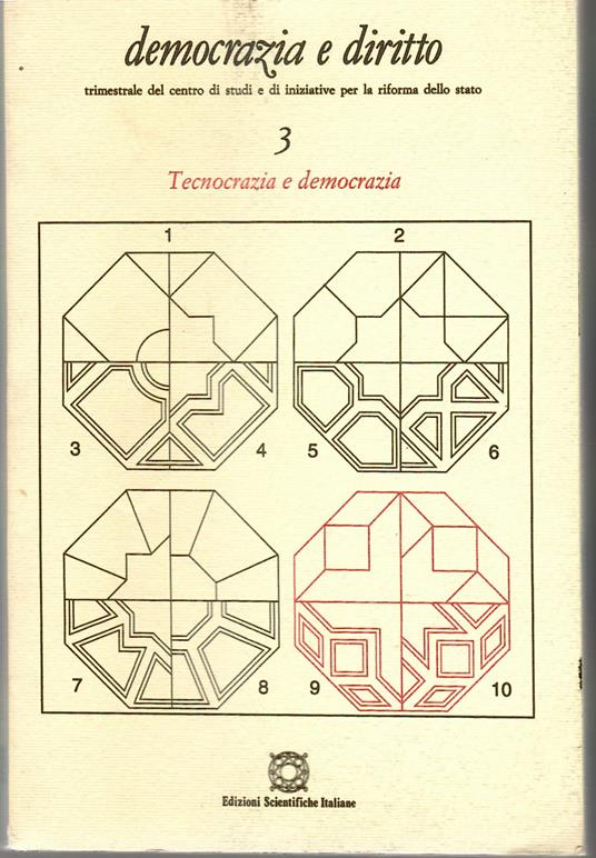 Democrazia e Diritto 3-1993. Tecnocrazia e Democrazia - copertina