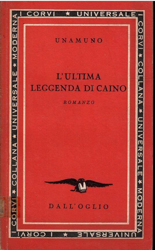 L' Ultima Leggenda Di Caino - Miguel de Unamuno - copertina