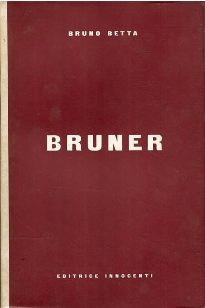 Bruner - Bruno Betta - copertina