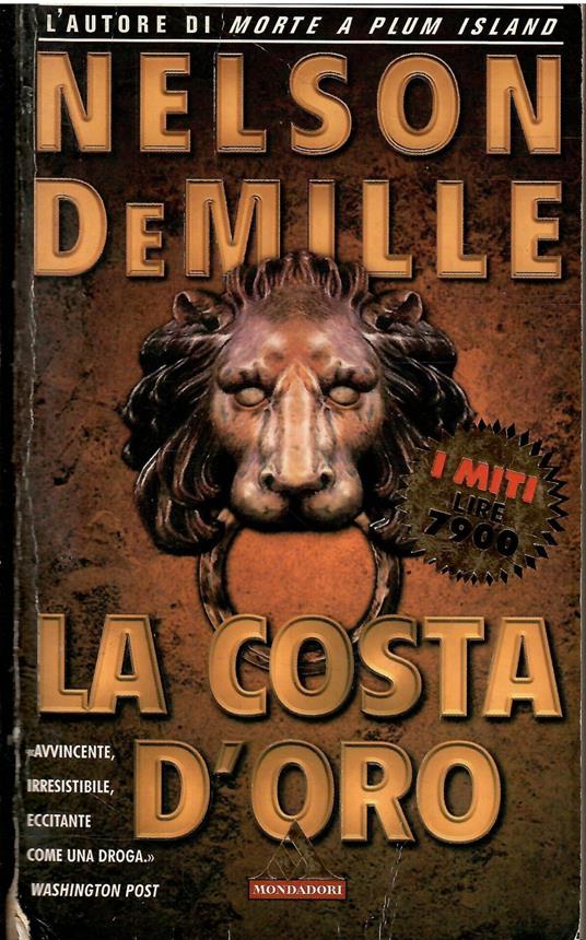 La Costa D'Oro - Nelson DeMille - copertina