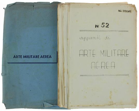 Appunti Di Arte Militare Aerea. "Non Divulgare" - copertina