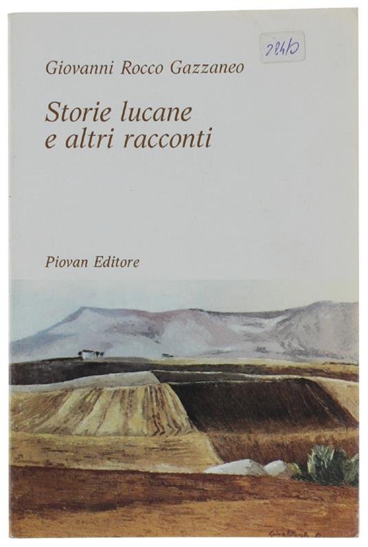 Storie Lucane E Altri Racconti - copertina