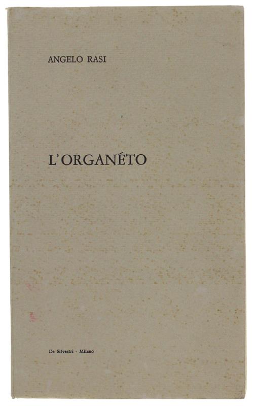 L' Organeto - Angelo Brasi - copertina