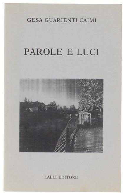 Parole E Luci. Poesie Giovanili - copertina