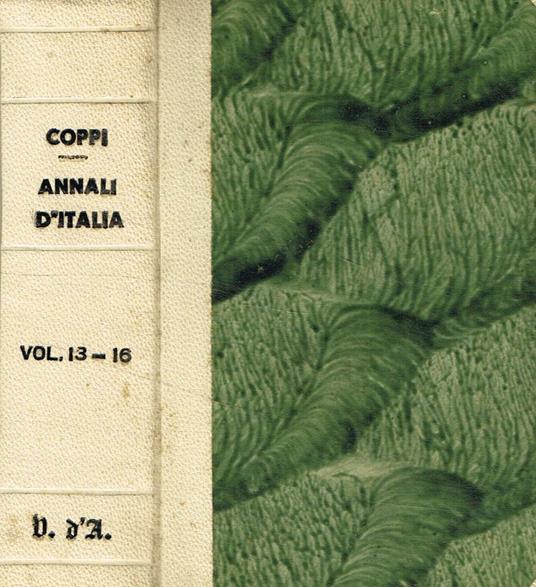 Annali d'italia dal 1820 al 1839 - Antonio Coppi - copertina