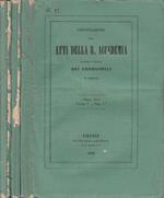 Continuazione degli Atti della R. Accademia economico-agraria dei Georgofili di Firenze vol V 1858