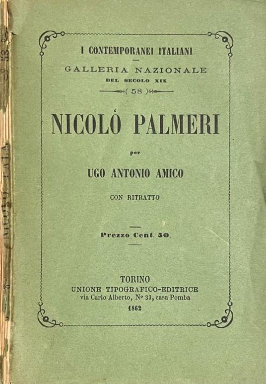 Nicolò Palmieri - Antonio Amico - copertina