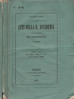 Continuazione degli Atti della R. Accademia economico-agraria dei Georgofili di Firenze vol XIII 1867