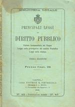 Principali leggi di diritto pubblico