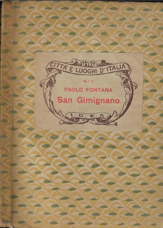 San Gimignano - Paolo Fontana - copertina