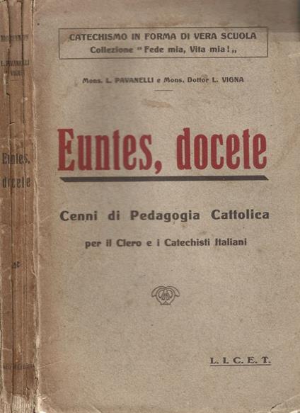 Euntes, docete - copertina