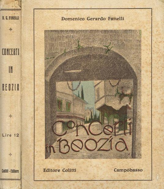 Concerti in Beozia - Domenico Gerardo Fanelli - copertina