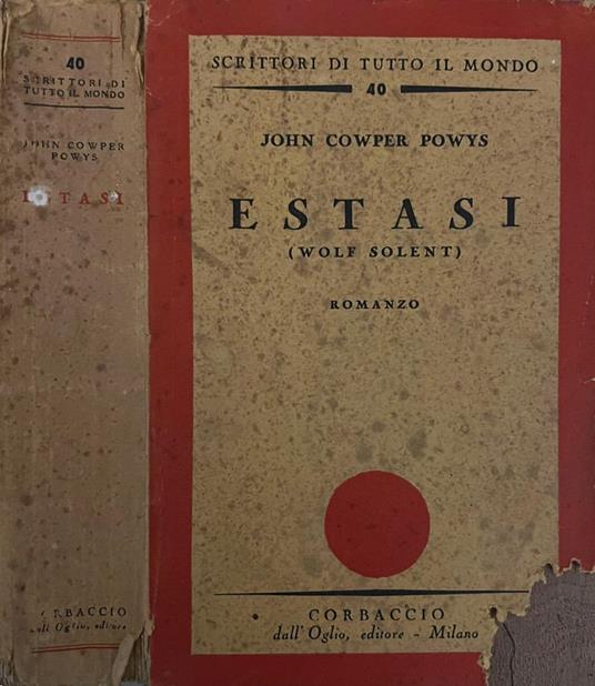 Estasi - John Cowper Powys - copertina