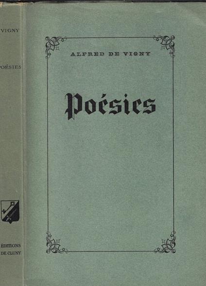 Poesies completes - Alfred de Vigny - copertina