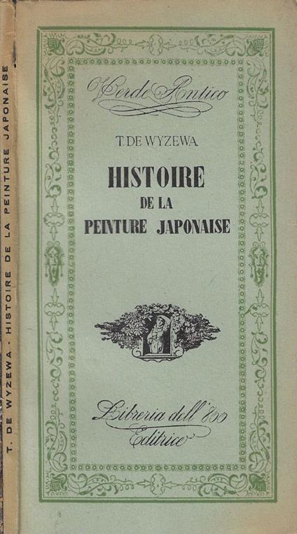 Histoire de la peinture japonaise - T. De Wyzewa - copertina