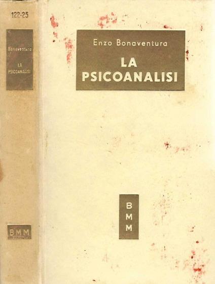 La Psicoanalisi - Enzo Bonaventura - copertina