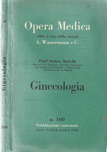 Opera medica - Andrea Martella - copertina