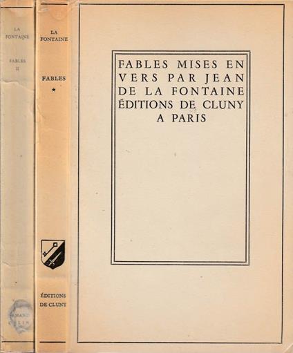 Fables - Jean de La Fontaine - copertina