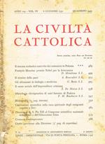 La civiltà cattolica. 6 dicembre 1952, quaderno 2459