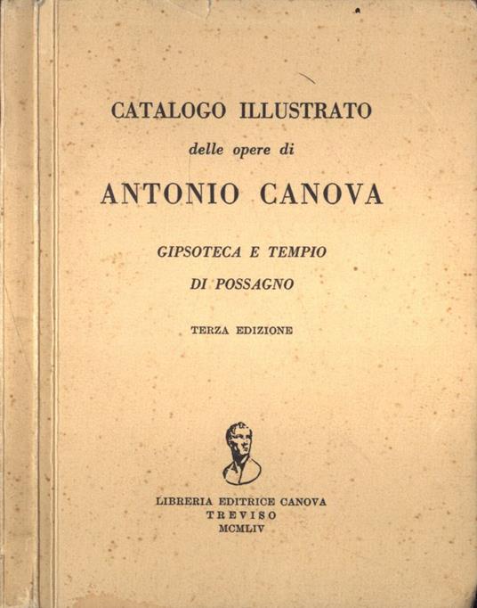 Catalogo illustrato delle opere di Antonio Canova - copertina