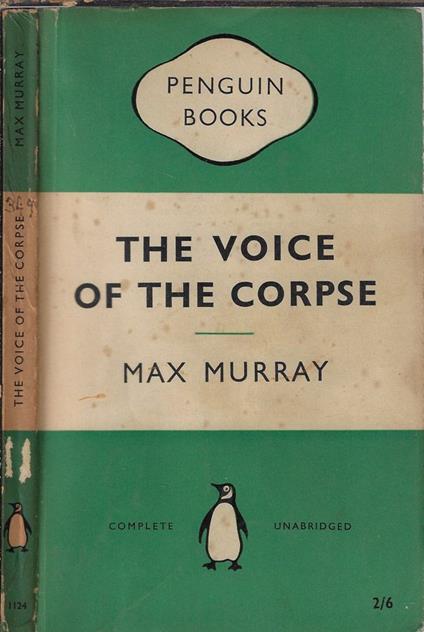 The voice of the corpse - Max Murray - copertina