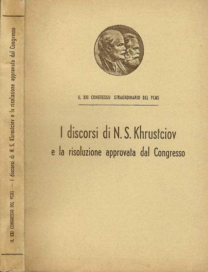 I discorsi di N. S. Khrustciov - copertina