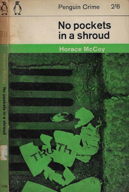 No pockets in a shroud - Horace McCoy - copertina