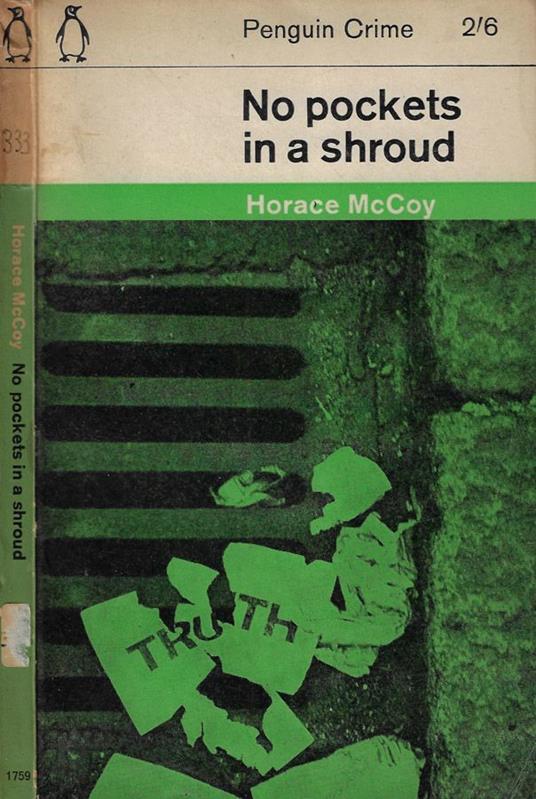 No pockets in a shroud - Horace McCoy - copertina