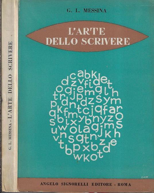 L' arte dello scrivere - Giuseppe L. Messina - copertina